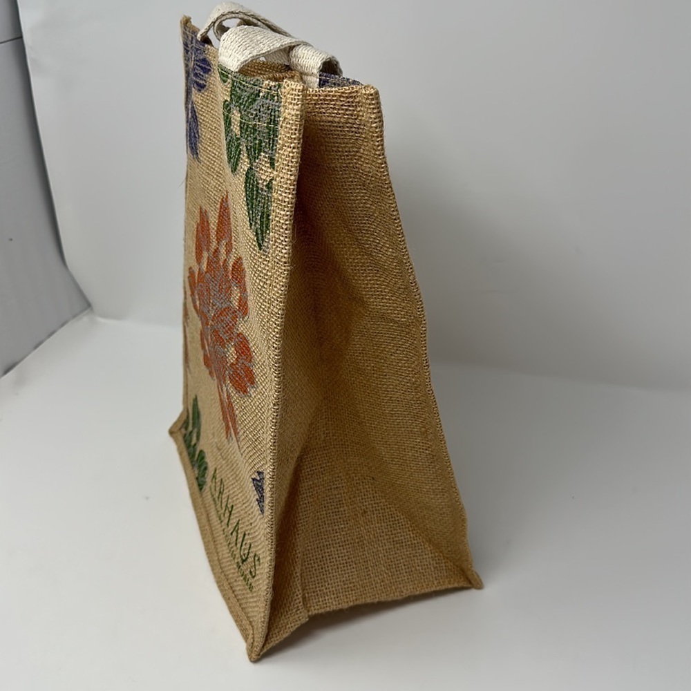 Arhaus Jute Floral Tote Bag - Picture 3 of 8